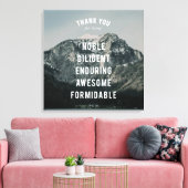 Glorious Altitude #2 (24x24) Leinwanddruck (Insitu (Wohnzimmer))