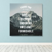 Glorious Altitude #2 (24x24) Leinwanddruck (Insitu (Holzboden))