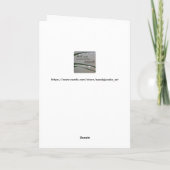 Glorious Autumn Blindkarte Feiertagskarte (Rückseite)