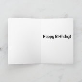 Glorious Avocado Green Birthday (Danke, etc.) Karte (Innenseite)