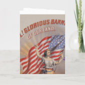 Glorious Banner! -Grußkarte Karte (Rückseite)