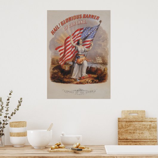 Glorious Banner! -Poster Poster (Küche)