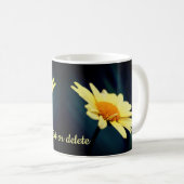 Glorious Daisy Blume Personalisiert Kaffeetasse (VorderseiteRechts)