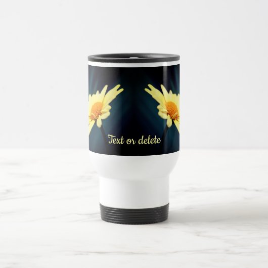 Glorious Daisy Blume Personalisiert Reisebecher (Mittel)