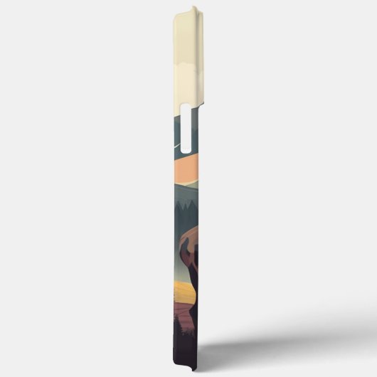 Glorious Elk iPhone Case (Rückseite / Rechts)