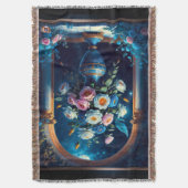 Glorious floral Bouquet under moonlit Sky Decke (Vorderseite Vertikal)