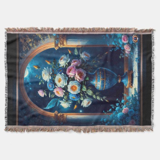Glorious floral Bouquet under moonlit Sky Decke (Vorderseite)
