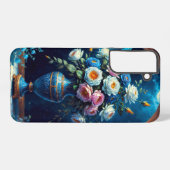 Glorious floral Bouquet under moonlit Sky Samsung Galaxy Hülle (Rückseite (Horizontal))