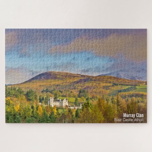 Glorious Foto Atholl Scotland Murray Blair Castle Puzzle (Horizontal)