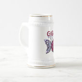 Glorious GIGI 2020 Butterfly Bierglas (Vorderseite Links)