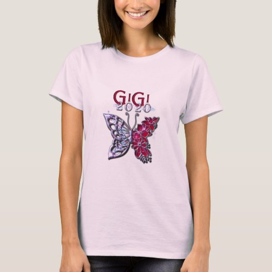 Glorious GIGI 2020 Butterfly T-Shirt (Vorderseite)