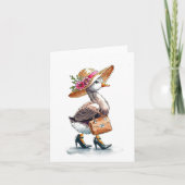 Glorious Goose Greetings Card Karte (Vorderseite)