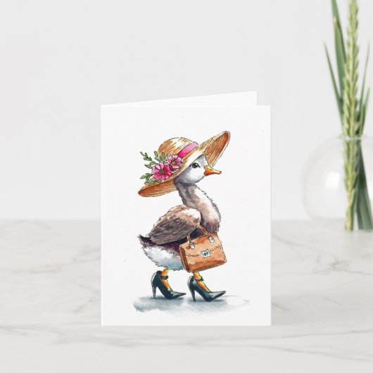 Glorious Goose Greetings Card Karte (Vorderseite)