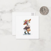 Glorious Goose Postcard Style Mitteilungskarte (Vorderseite/Rückseite Beispiel)