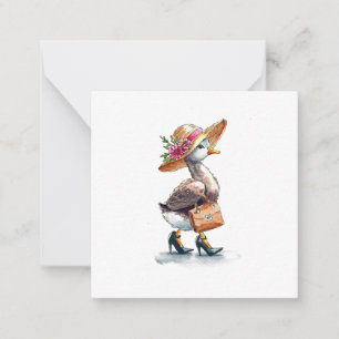 Glorious Goose Postcard Style Mitteilungskarte