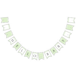 Glorious Green Gingham Wimpelkette