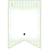 Glorious Green Gingham Wimpelkette (Zweite Fahne)