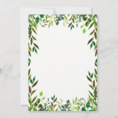 Glorious Greenery | Neue Adresse Ankündigung (Rückseite)