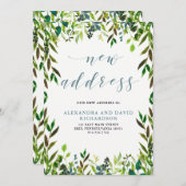 Glorious Greenery | Neue Adresse Ankündigung (Vorne/Hinten)