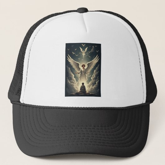 Glorious Heavenly Angels Trucker Hat Truckerkappe (Vorderseite)