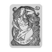 Glorious Magnet in Grau (Vertikal)