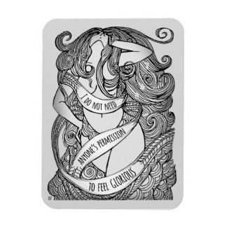 Glorious Magnet in Grau