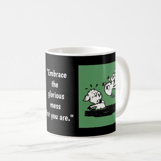 'Glorious Mess' Kaffeetasse (VorderseiteRechts)