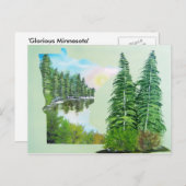 Glorious Minnesota Postcard Postkarte (Vorne/Hinten)