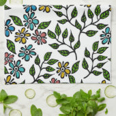 Glorious Multicolor Floral Kitchen Teetuch Geschirrtuch (Gefaltet)