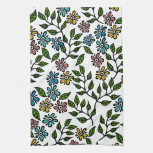 Glorious Multicolor Floral Kitchen Teetuch Geschirrtuch