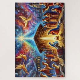Glorious Nativity Scene Christmas Manger Story Puzzle