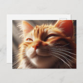 Glorious Orange Cat! Postkarte (Vorne/Hinten)