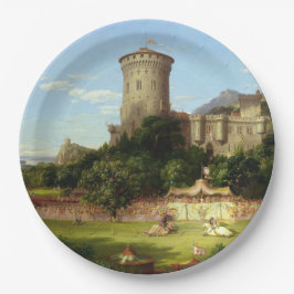 Glorious Past (mittelalterliche Büste) (Vintage Ku Pappteller