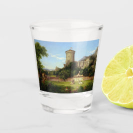 Glorious Past (mittelalterliche Büste) (Vintage Ku Schnapsglas