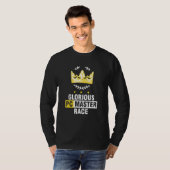 Glorious PC Master Race Crown PC Gamer PC Gaming T-Shirt (Vorne ganz)