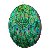 Glorious Peacock Feathers Dartscheibe (Vorderseite rechts)