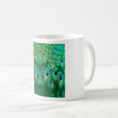Glorious Peacock Feathers Kaffeetasse (VorderseiteRechts)