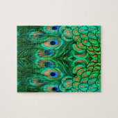 Glorious Peacock Feathers Puzzle (Horizontal)