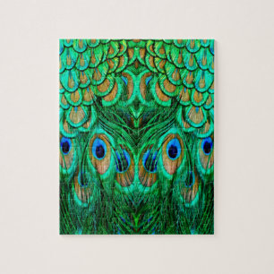 Glorious Peacock Feathers Puzzle