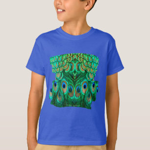 Glorious Peacock Feathers T-Shirt
