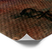 Glorious Peacock II Poster (Ecke)