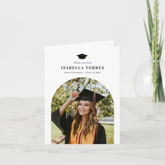 Glorious Peak Abschluss Danke Karte (Vorderseite)