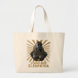 Glorious pharaoh Königin Cleopatra Ancient Ägypten Jumbo Stoffbeutel