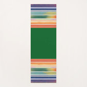 Glorious Rainbow Stripes Yogamatte (Vorderseite)