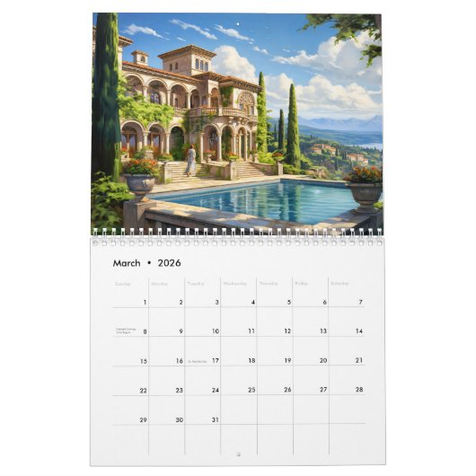 Glorious Romans – Ancient Empire 2026 Calendar Kalender (Mär 2026)