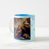 Glorious Rosary Mysteries Item #4: Assumption Zweifarbige Tasse (Vorderseite Links)