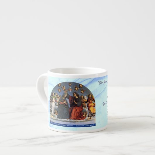 Glorious Rosary Mysteries Item #5: Coronation Espressotasse (Vorderseite Links)