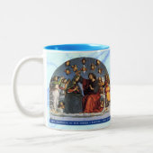 Glorious Rosary Mysteries Item #5: Coronation Zweifarbige Tasse (Links)