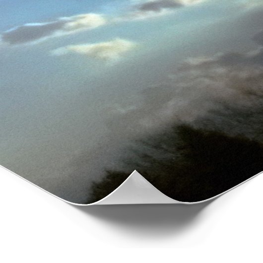 GLORIOUS SETING SUN-Poster Poster (Ecke)