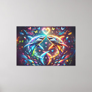 Glorious Shark Leinwanddruck